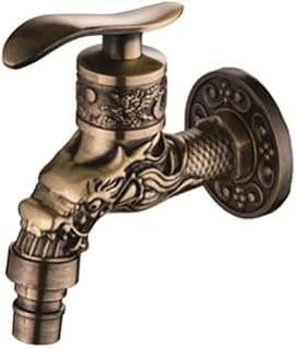 Torneira De Água De Bronze Antiga Para Pendurar Na Parede P/Vintage Jardim Tanque Cozinha