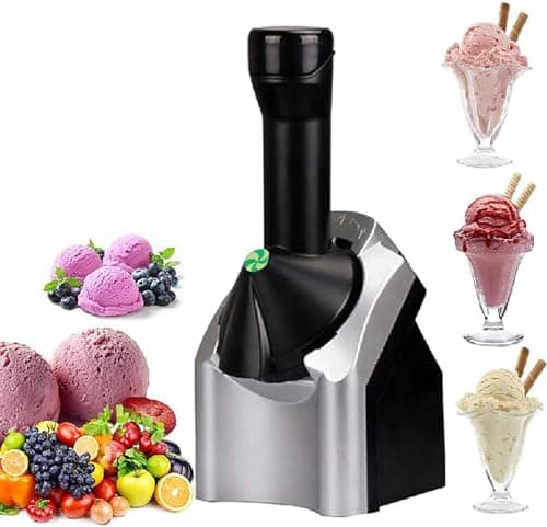MáQuina De Sorvete, Sobremesa De Frutas DoméSticas DIY MáQuina De Sorvete, MáQuina De Sorvete Caseira Infantil, Suave E Deliciosa/Sem Aditivos, MáQuina De Sorvete De Frutas Congeladas