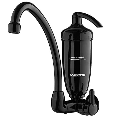Purificador de Água com Torneira de Parede Acqua Bella Black, LORENZETTI, 7411819, Preto, Pequeno