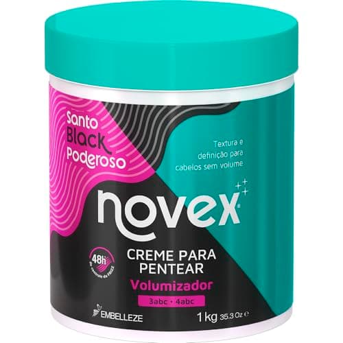 Creme para Pentear Volumizador Novex Santo Black Poderoso 1kg