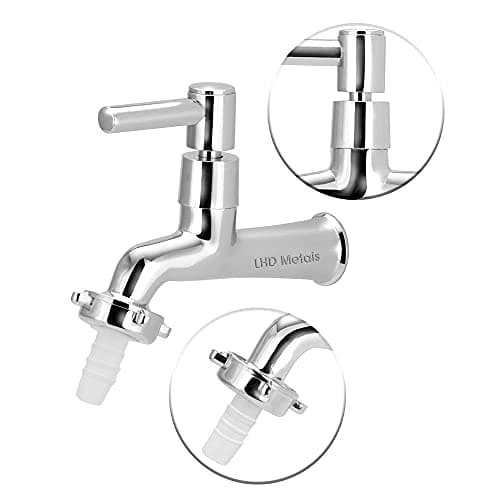 Torneira Para Tanque Jardim C/Bico Alavanca Metal 1/4v Luxo