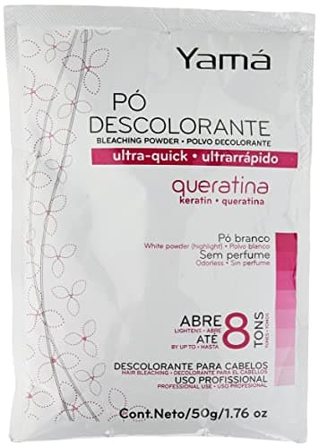 Pó Descolorante Queratina, Yama, Branco