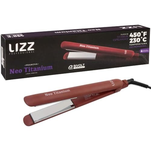 Lizz Prancha Neo Titanium Vermelha Bivolt