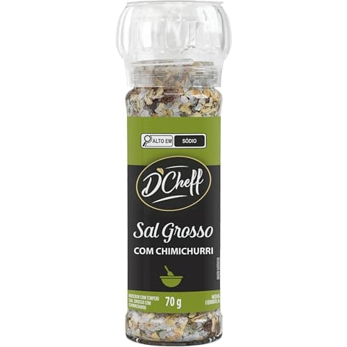 D´Cheff Sal Grosso & Chimi Churry Com Moedor 70 Gramas