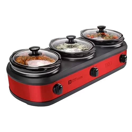 Forno Elétrico Triplo Buffet Slow Cooker 127v