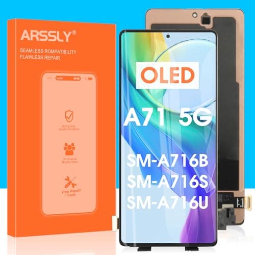 Tela de substituição AMOLED para Samsung Galaxy A71 5G SM-A716 A716A A716U A7160 A716D Tela LCD digitalizador Touch Screen Assembly com ferramentas (não serve para A71 4G/A715