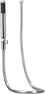 Ducha Manual C/Mangueira Inox 1,80 Suporte Botão Abre Fecha