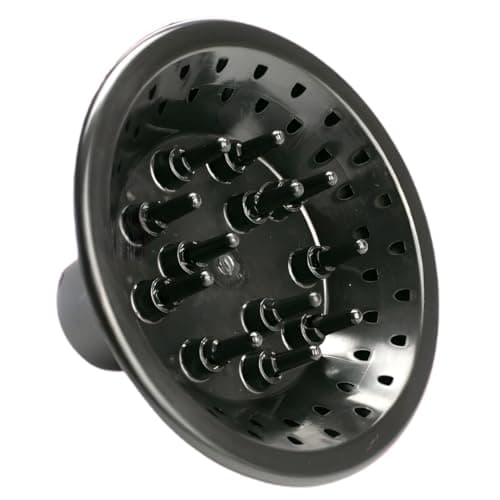 Difusor De Ar Para Secador Universal Profissional Definidor Cachos Cabelo Vários Modelos Preto