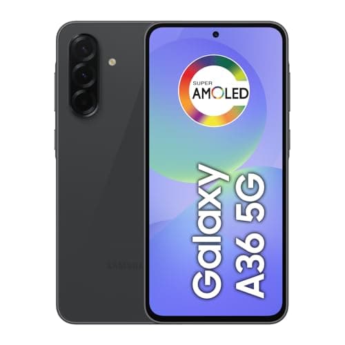 Celular Samsung Galaxy A36 5G 256GB, 8GB RAM, Recursos AI (Preto)