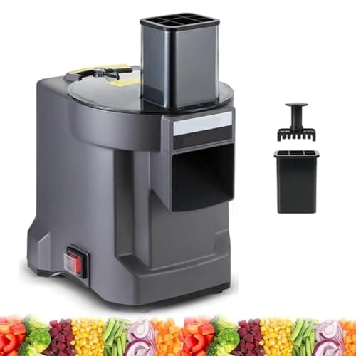 Fatiador de Legumes Eletrico,Cortador de Legumes,Cortador de Legumes Eletrico,picador elétrico de vegetais 3 em 1 e picador multifuncional ajustável