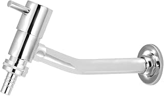 Torneira Longa para Tanque/jardim Reta Parede Bico Metal 1/4
