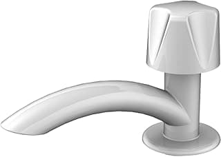Torneira Registro Lavatório Modelo Especial Material PP Cor Branco Com Bitola 1/2" - 3/4" Durín