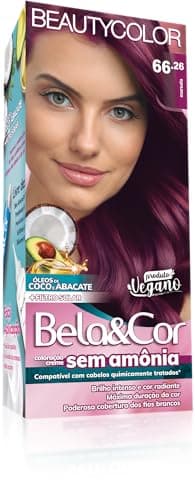 Coloração Bela&Cor Sem Amônia - 66.26 Marsala