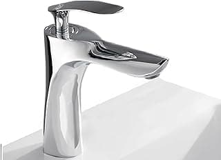 Torneira de banheiro monocomando cromada com bico aerador ZAWA