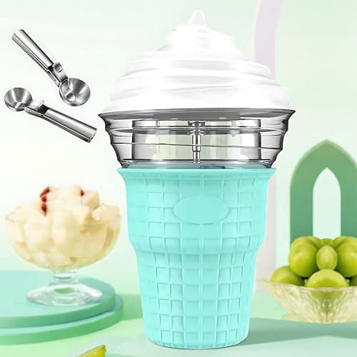 Máquina de sorvete totalmente automática, mini máquina de casquinha de sorvete, tigela de mistura de 450 ml, máquina de sorvete de frutas, para sorvete macio, smoothie, raspadinha, laticínios co