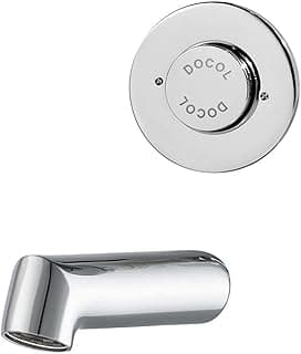 Docol Torneira para Banheiro de Parede Antivandalismo Alta Pressão/Baixa Pressão 135 mm PressMatic - Cod.Novo: 90004694006 Cod.Antigo: 00469406