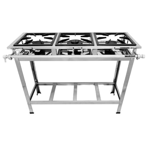 Fogão Industrial 3 Bocas Baixa Pressão