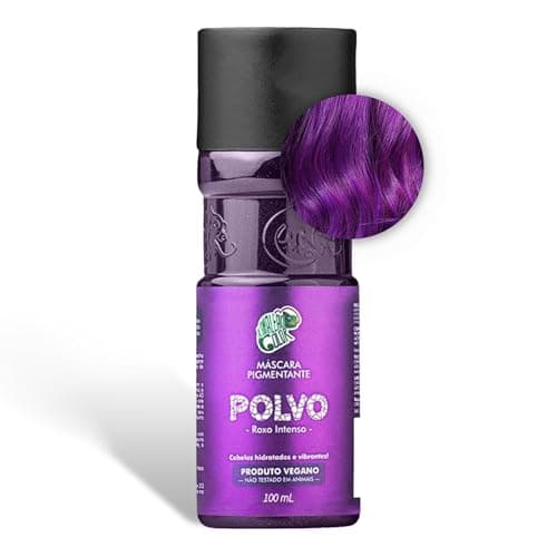 Kamaleão Color – Máscara Pigmentante Semi-Permanente, Polvo - Cores Vibrantes e Hidratação Intensa – Low Poo, Vegano, Cruelty Free – 100ml