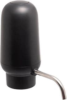 WOLFF - Aerador Elétrico para Vinho Automático de Plástico e Aço Inox Preto 6cm x 12cm x 11,5cm