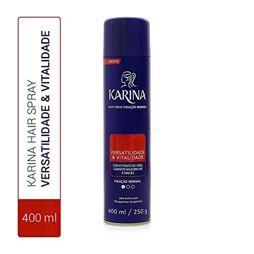 Karina Hair Spray Fixador 400 Ml Normal Grande Roxo