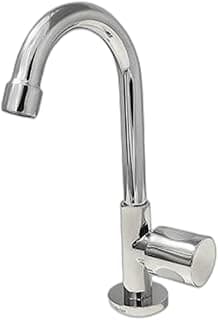 Torneira de lavatório bica alta onda Perflex aço inoxidável