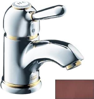 Torneira de lavatório Hansgrohe Axor Carlton com alavanca de metal e acabamento em bronze polido