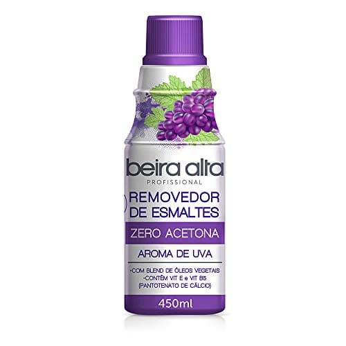 Beira Alta Removedor De Esmaltes Zero Acetona Aroma Uva 450Ml Médio