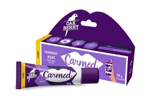 Carmed Oakberry Açaí Hidratante Labial com cor 10g