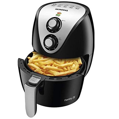Fritadeira Sem Óleo Mondial Family Af-30 Air Fryer 3,5l Preta 110v