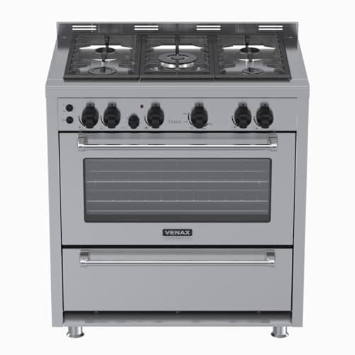 Fogao 5 Bocas Venax Temis Inox Gas GLP 220 V