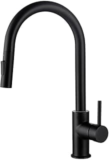 YESOP Torneira Para Cozinha Bancada Gourmet Monocomando Misturador Preto