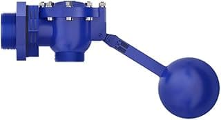 Torneira de boia azul para caixa d'água 2 polegadas