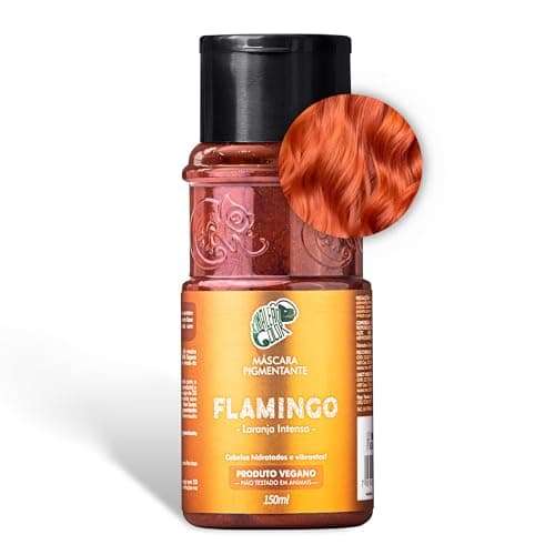 Kamaleão Color – Máscara Pigmentante Semi-Permanente, Flamingo - Cores Vibrantes e Hidratação Intensa – Low Poo, Vegano, Cruelty Free – 150ml