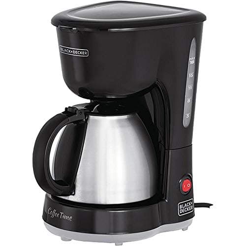 BLACK+DECKER Cafeteira Elétrica com Jarra em Inox CM15 ‎600W 110V