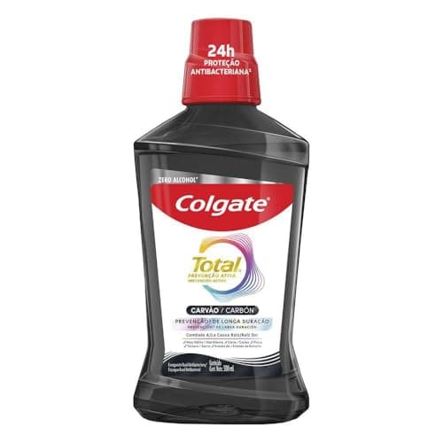 Enxaguante Bucal Multibenefício Colgate Total Carvão Ativado 500ml