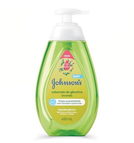 Sabonete Líquido Glicerina Lavanda JOHNSON’S® Baby, 400mL