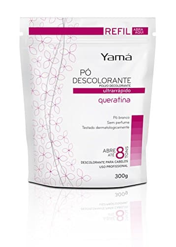 Pó Descolorante Queratina Refil, Yama, Branco