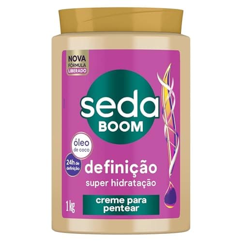 Seda Creme Para Pentear Boom Definição Pote 1Kg