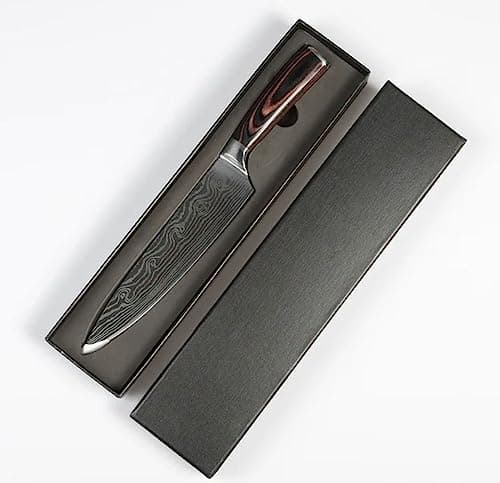 Faca Chef Profissional Padrão Damasco Churrasco 8 polegadas