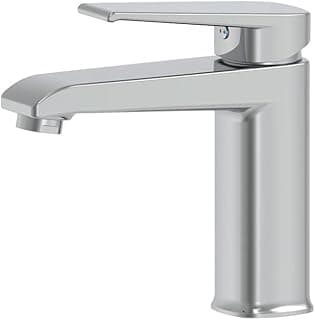 Misturador monocomando cromado para lavatório de mesa