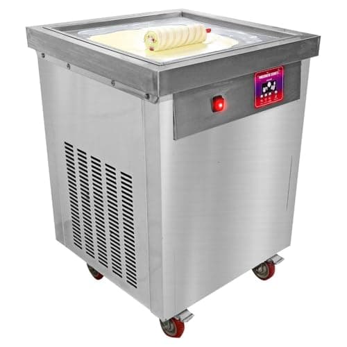 Máquina de Sorvete de Chapa 1300w Ice Cream Roll - Nmsc2
