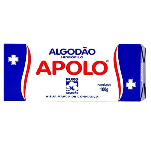 APOLO Algodao Apolo Caixa Branco 100G