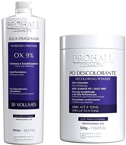Prohall Pó Descolorante 500G + OX 9% 30Vol. 900Ml