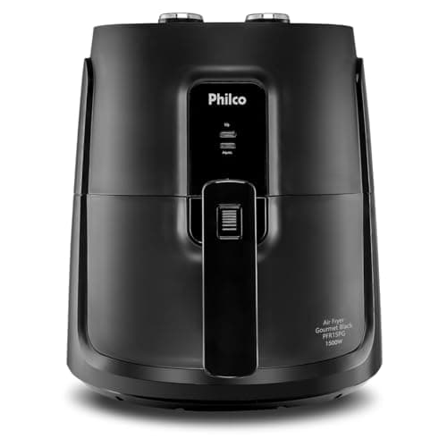 Fritadeira Air Fryer Gourmet Philco 4,4 Litros 1500w Preto Pfr15pg - 127v