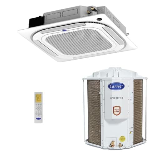 Ar-Condicionado Split Cassete Inverter 4 Vias Carrier Connect 60.000 BTUs R-32 Só Frio 220V Monofásico