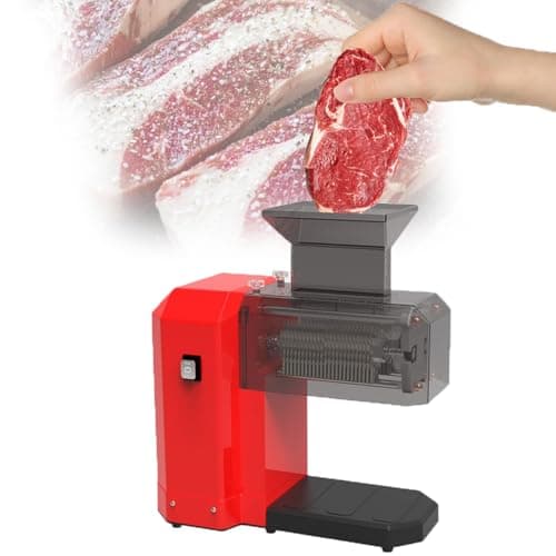 Amaciador De Carne EléTrico DoméStico,Ferramenta Para Achatar Carne Com Controle De SegurançA E ProteçãO Contra Superaquecimento,Motor De Cobre Puro Silencioso Para Peixe,Bife