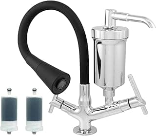 Torneira com filtro gourmet para cozinha, mesa e bancada com refis de filtro