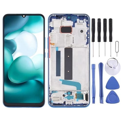 Substituição da tela móvel Tela LCD AMOLED original para Xiaomi Mi 10 Lite 5G com Montagem Full Digitizer Ecrã LCD