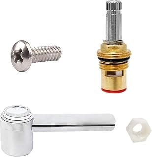 Volante Alavanca Para Torneira e Reparo M18 1/4 Volta - Kit Reposição