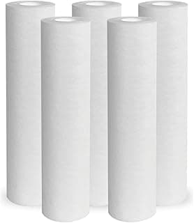 Kit 5 Refil Cartucho Filtro Polipropileno Liso 9 3/4 5 Micra